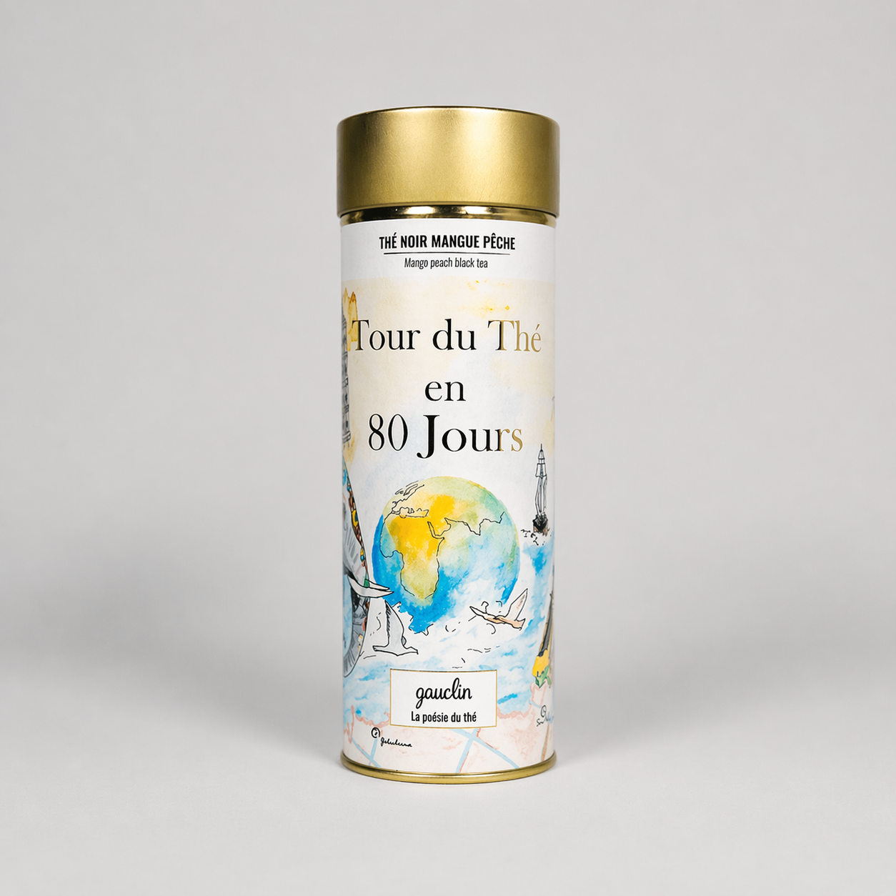 Boite thé noir mangue pêche - BIO