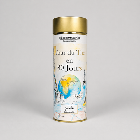 Boite thé noir mangue pêche - BIO