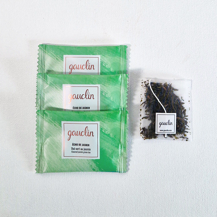 GRAFFITEA AUTHENTIQUE Thé vert Bio au Jasmin - Sachet vrac 100g