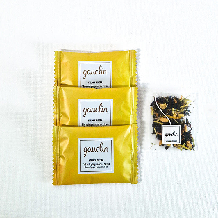 Thé noir gingembre citron sachets bio