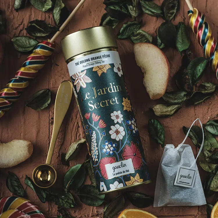 Boite thé oolong orange pêche - BIO - Gauclin