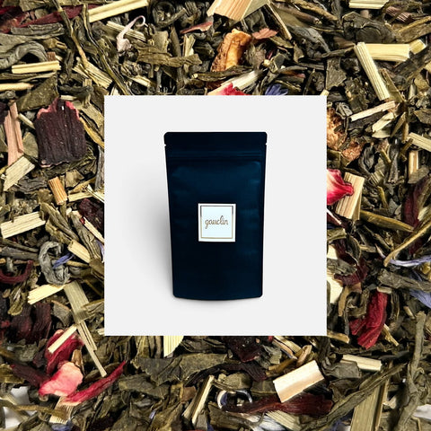 Thé vert grenade agrumes fleurs - BIO