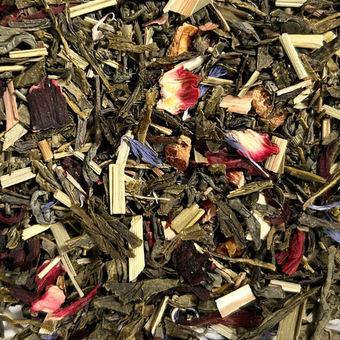 Flacon thé vert grenade agrumes fleurs - BIO