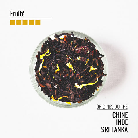 Thé noir mangue pêche bio | Gauclin