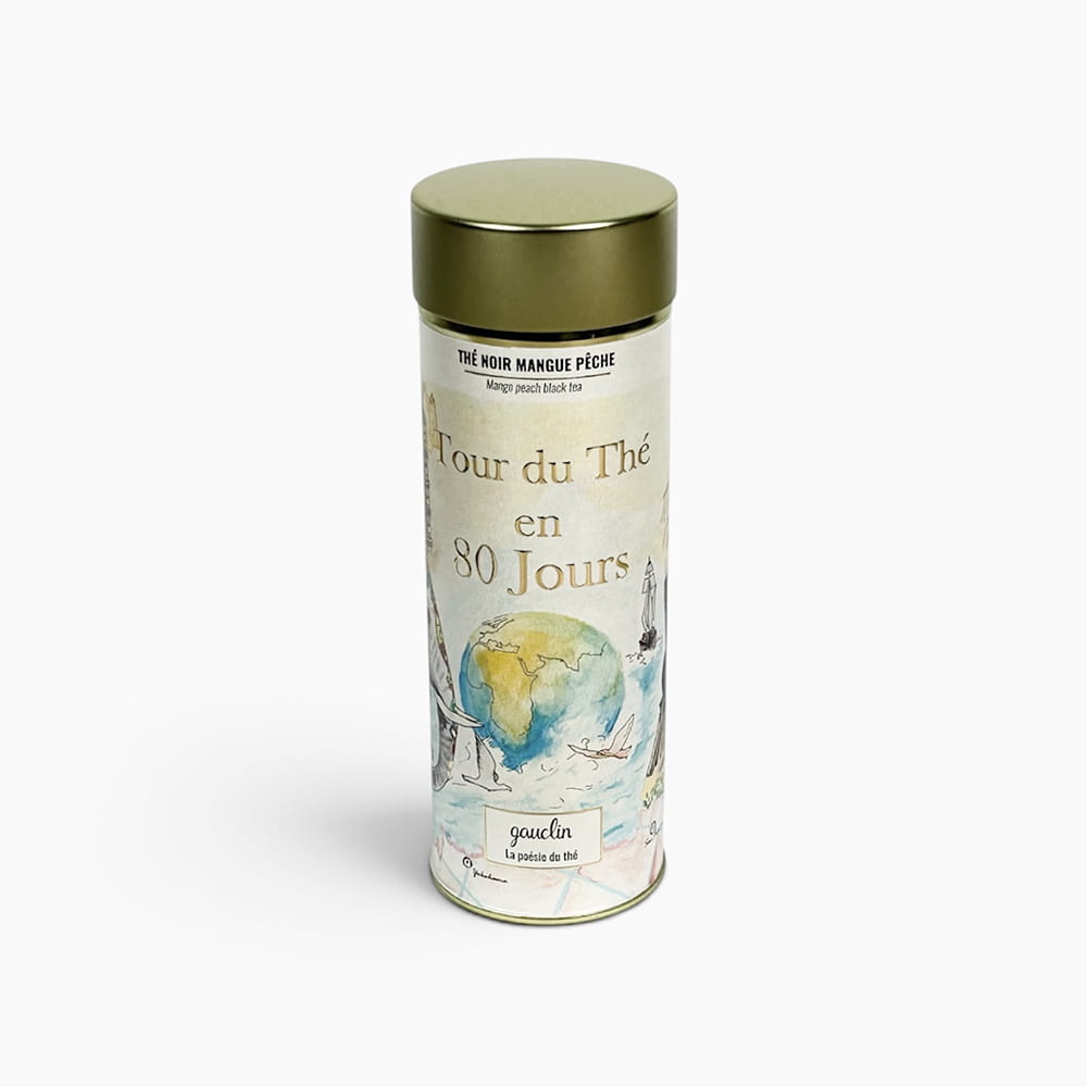 Flacon thé noir mangue pêche - BIO