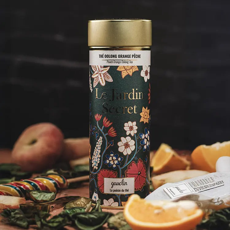 Boite thé oolong orange pêche - BIO